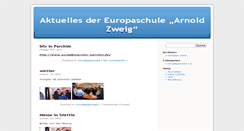 Desktop Screenshot of aktuelles.regs-arnold-zweig-pasewalk.de